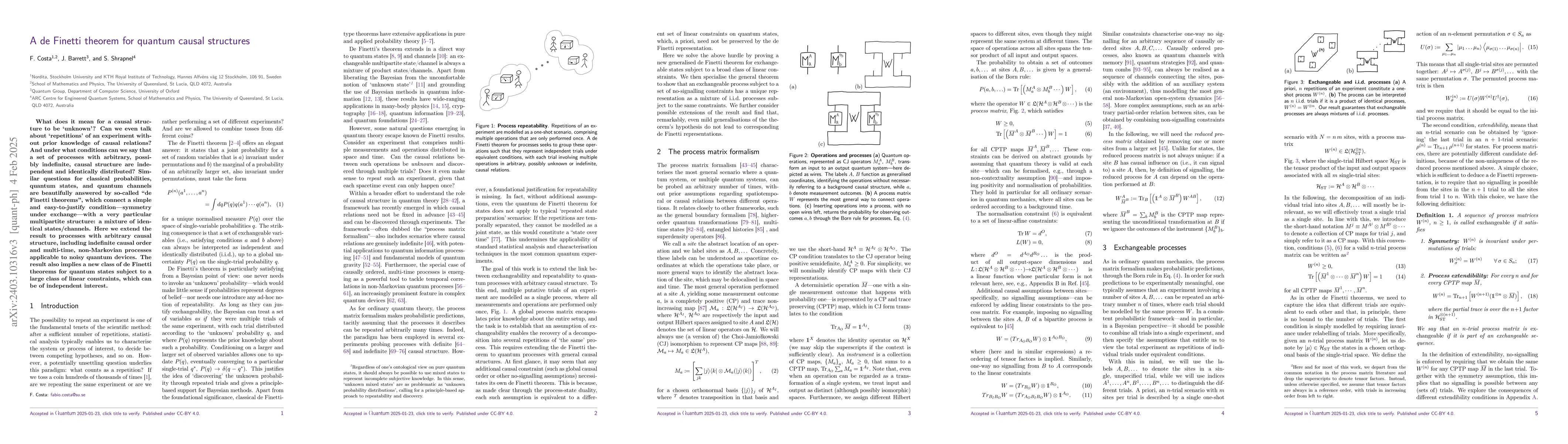 Thumbnail for A de Finetti theorem for quantum causal structures