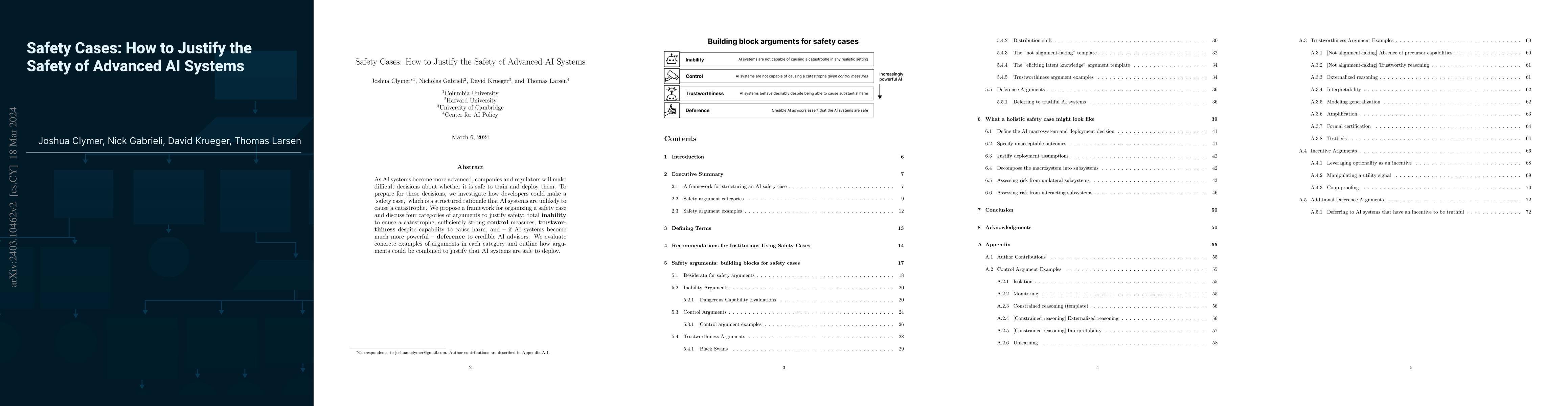 Thumbnail for Safety Cases: How to Justify the Safety of Advanced AI Systems