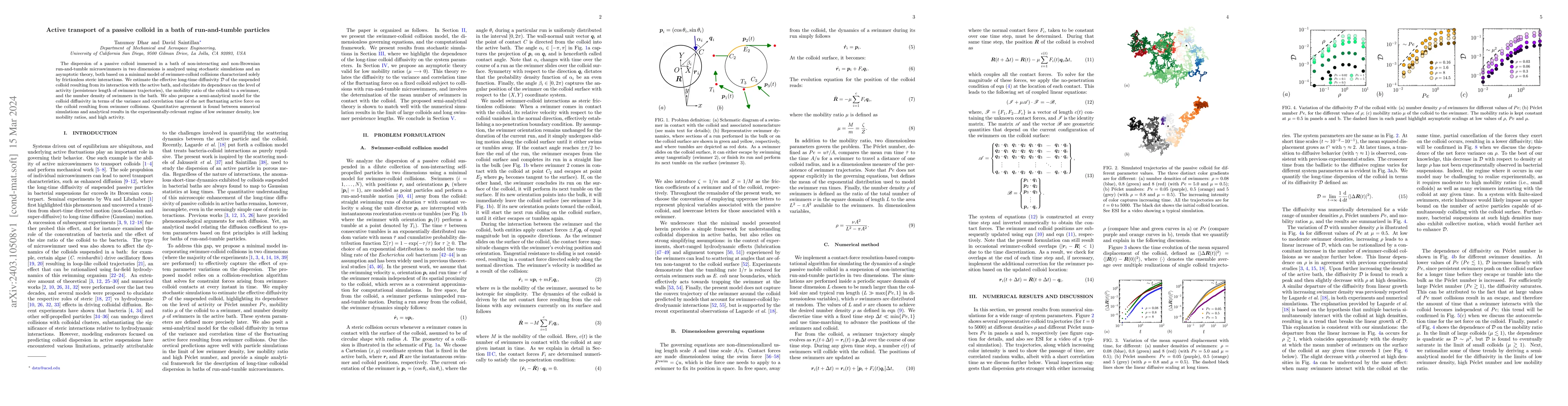 Thumbnail for Active transport of a passive colloid in a bath of run-and-tumble
  particles