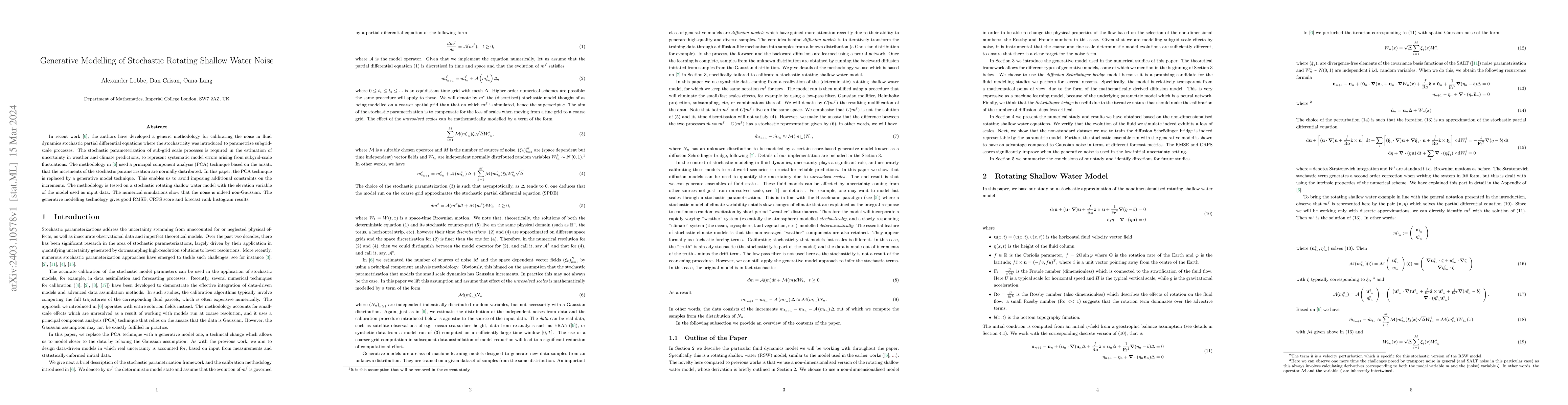 Thumbnail for Generative Modelling of Stochastic Rotating Shallow Water Noise