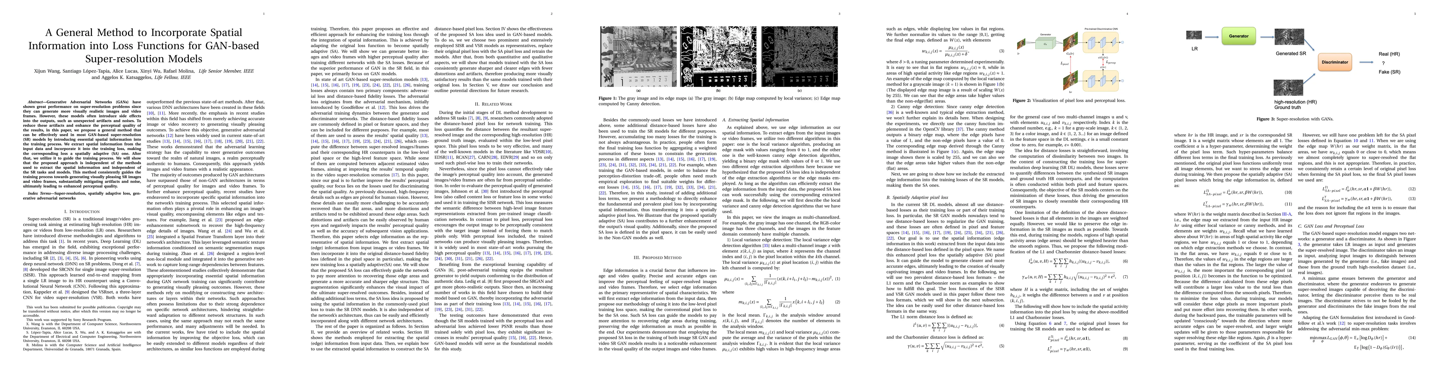 Thumbnail for A General Method to Incorporate Spatial Information into Loss Functions
  for GAN-based Super-resolution Models