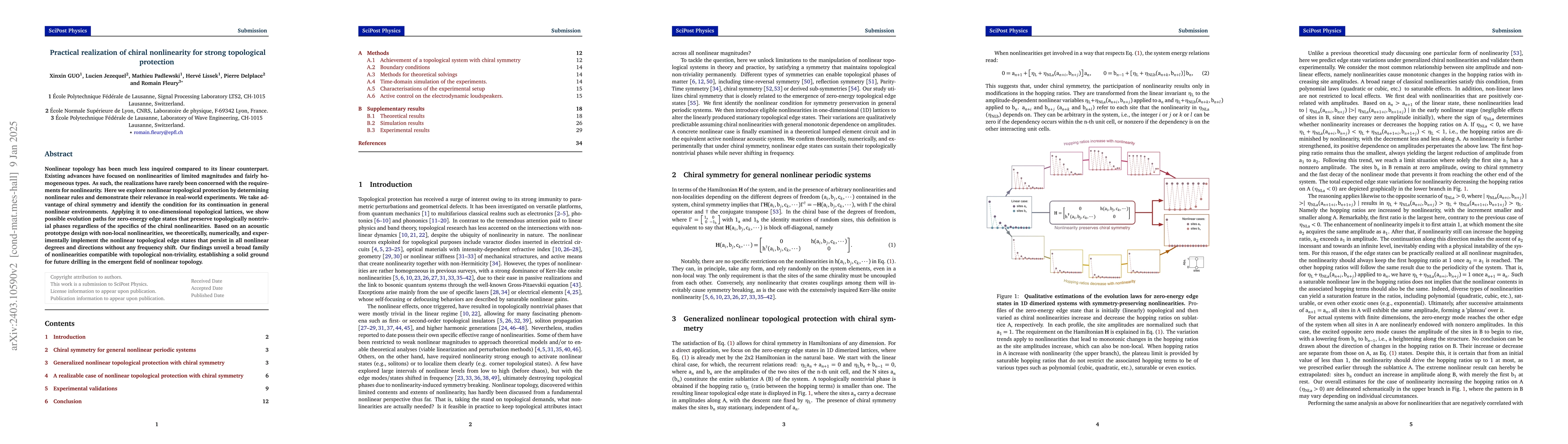 Thumbnail for Practical realization of chiral nonlinearity for strong topological
  protection