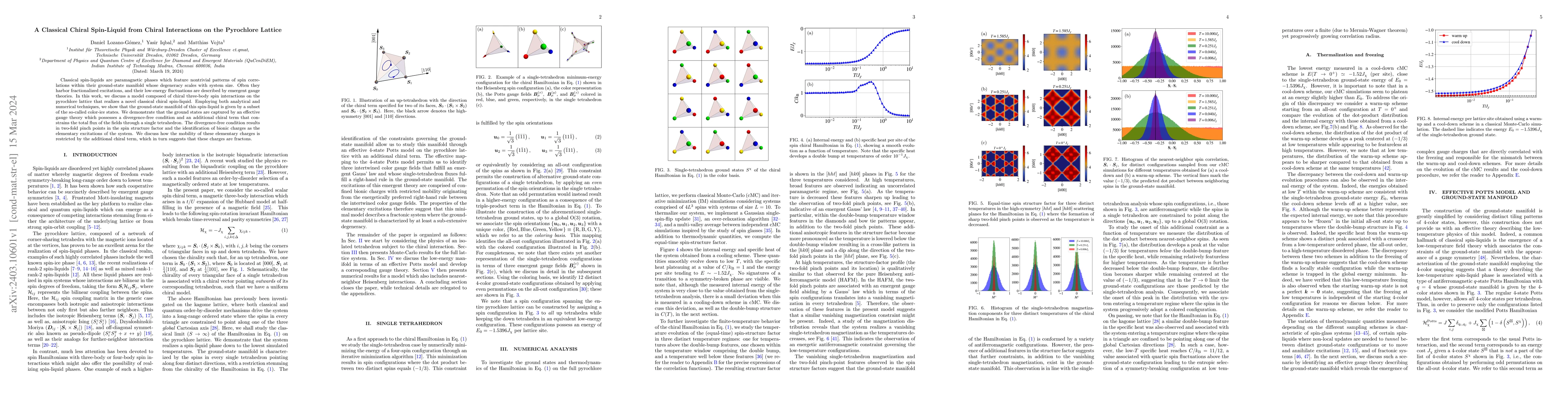 Thumbnail for A Classical Chiral Spin-Liquid from Chiral Interactions on the
  Pyrochlore Lattice