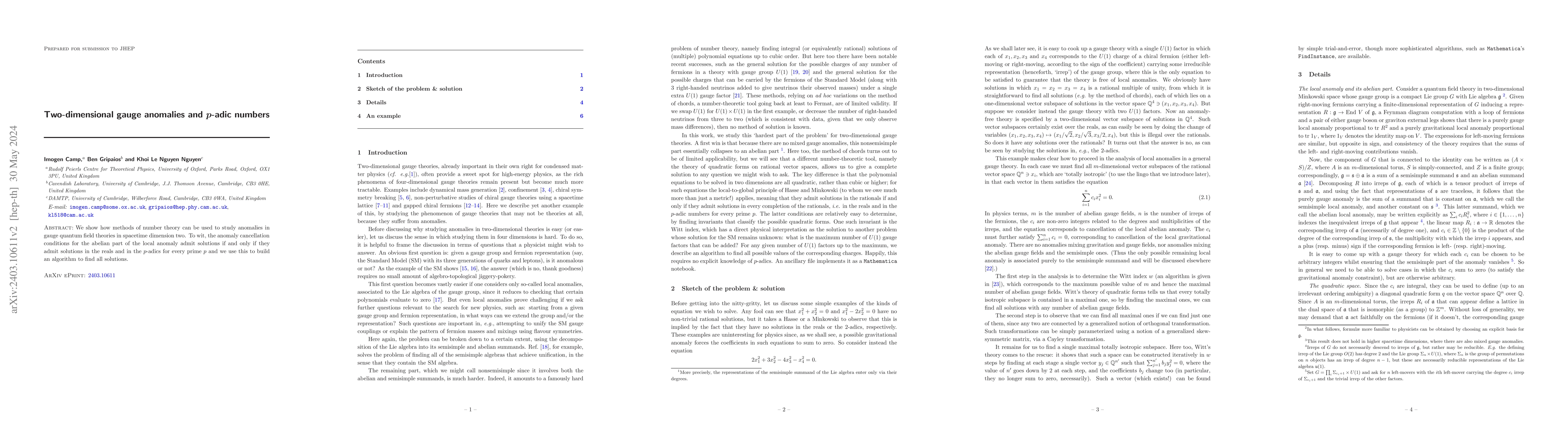 Thumbnail for Two-dimensional gauge anomalies and $p$-adic numbers