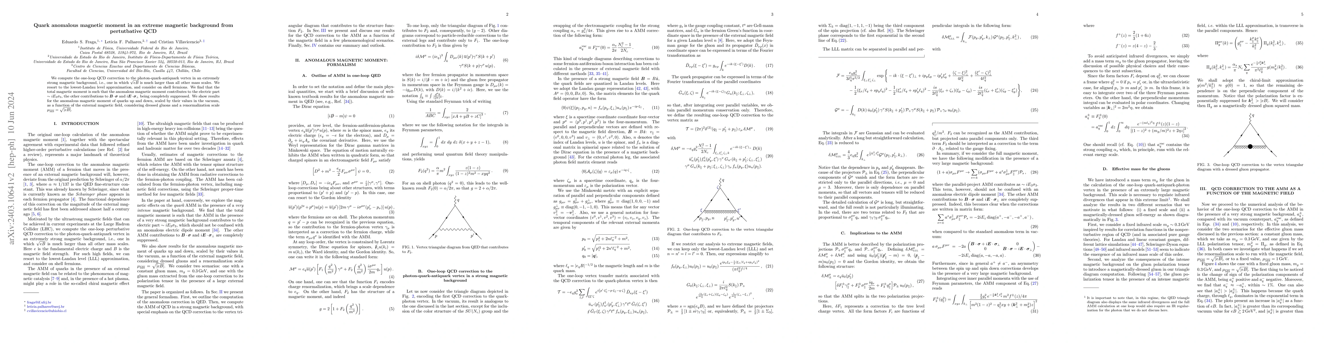 Thumbnail for Quark anomalous magnetic moment in an extreme magnetic background from
  perturbative QCD