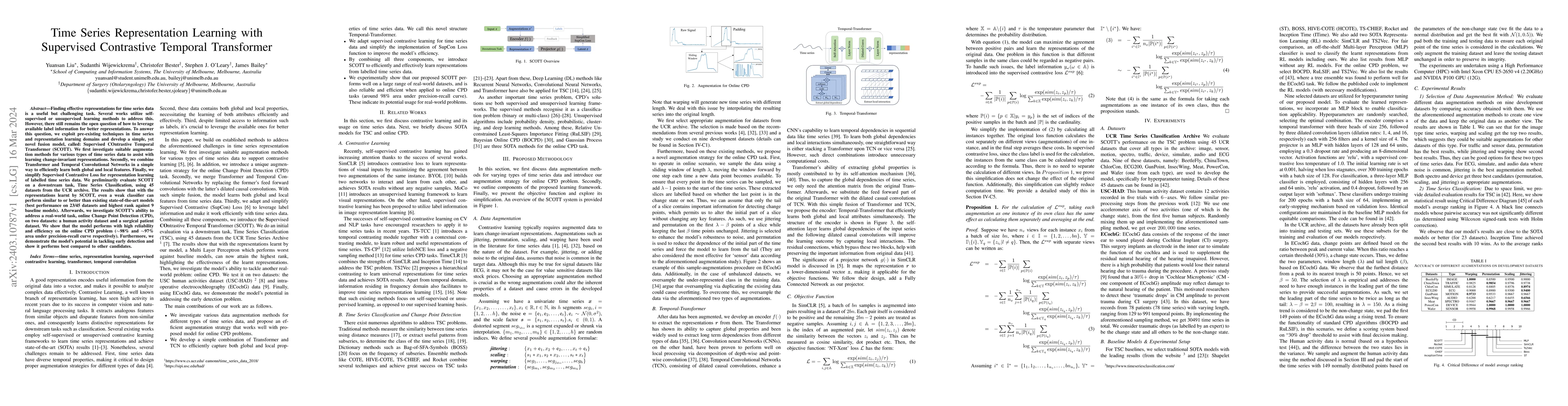 Thumbnail for Time Series Representation Learning with Supervised Contrastive Temporal
  Transformer