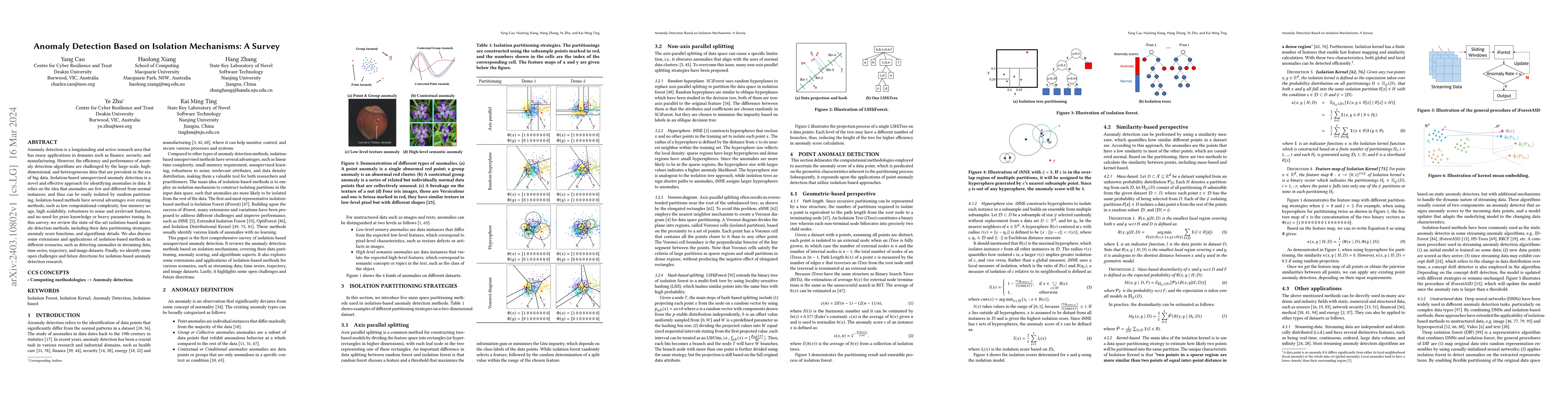 Thumbnail for Anomaly Detection Based on Isolation Mechanisms: A Survey