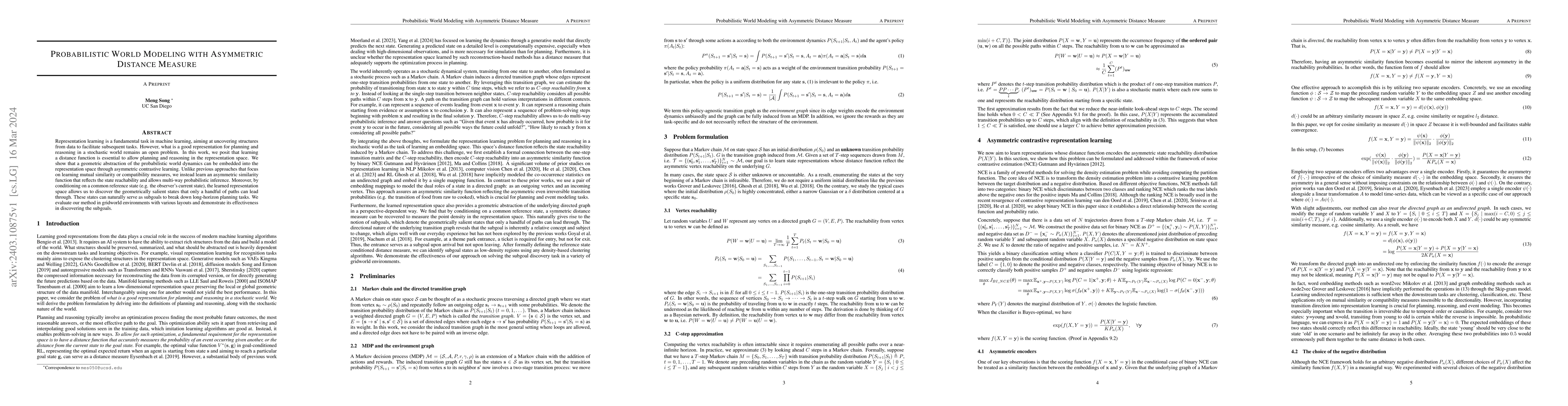 Thumbnail for Probabilistic World Modeling with Asymmetric Distance Measure