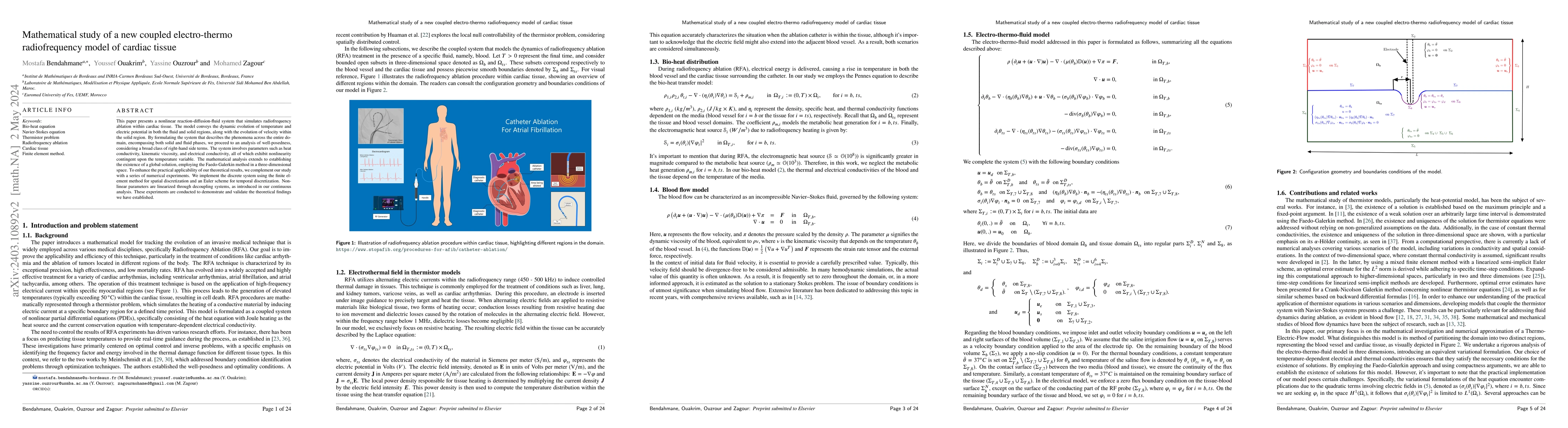 Thumbnail for Mathematical study of a new coupled electro-thermo radiofrequency model
  of cardiac tissue