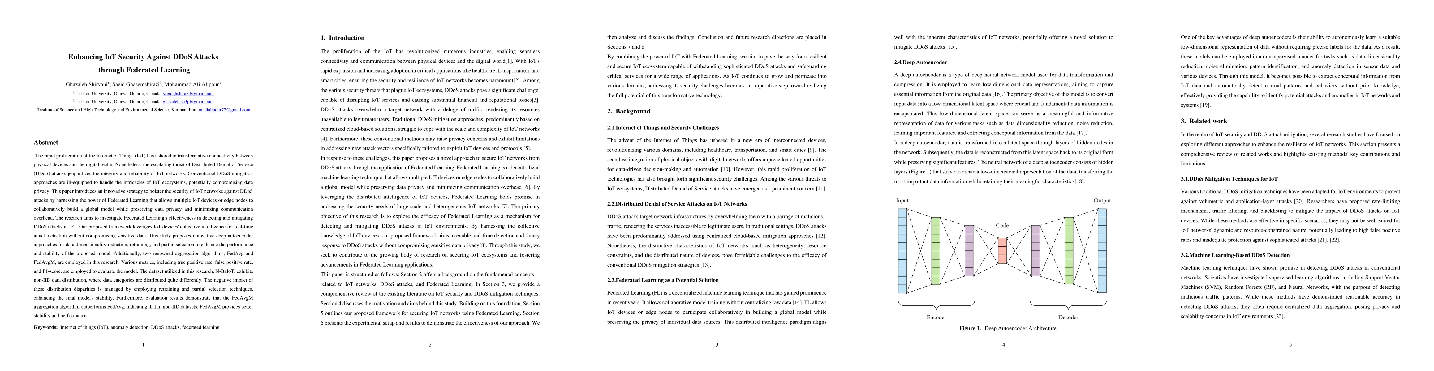 Thumbnail for Enhancing IoT Security Against DDoS Attacks through Federated Learning