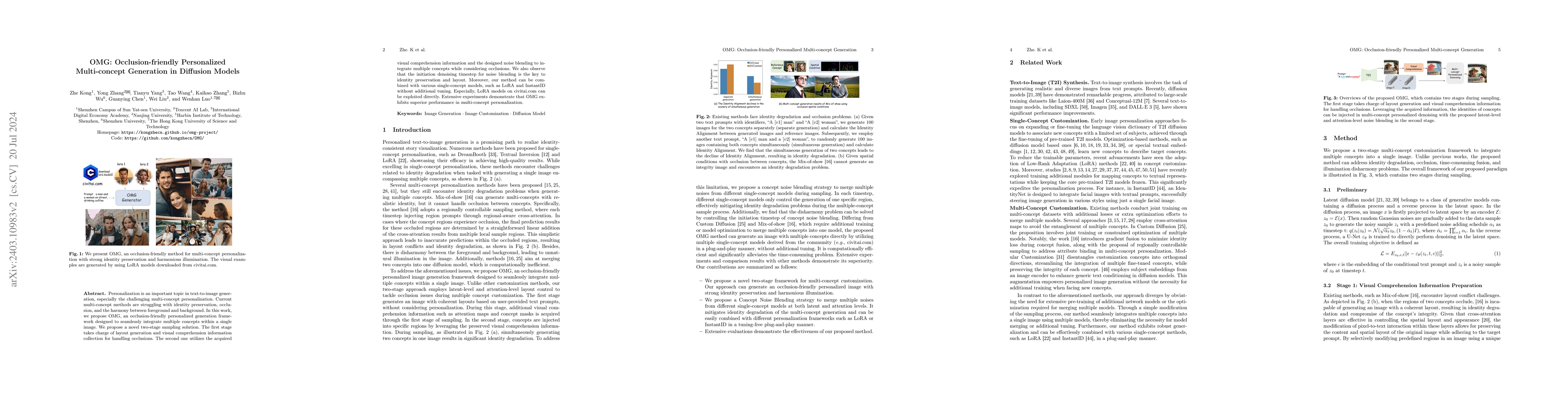 Thumbnail for OMG: Occlusion-friendly Personalized Multi-concept Generation in
  Diffusion Models