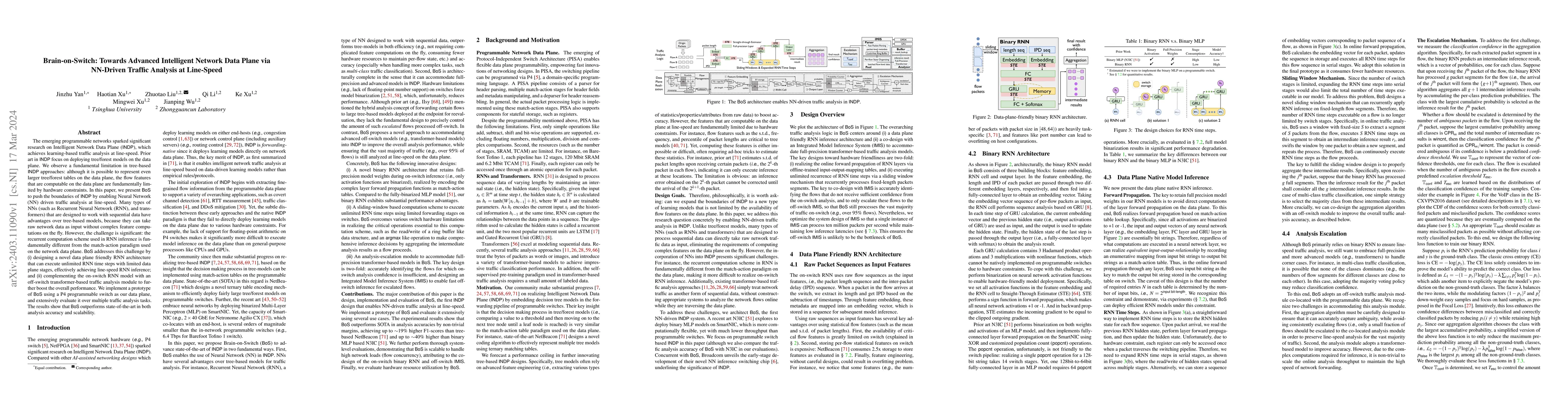 Thumbnail for Brain-on-Switch: Towards Advanced Intelligent Network Data Plane via
  NN-Driven Traffic Analysis at Line-Speed