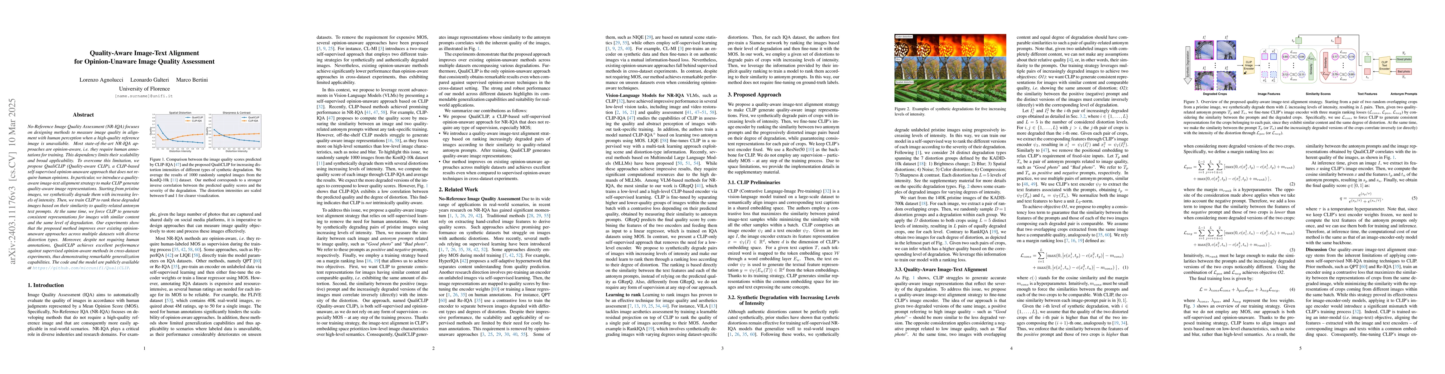 Thumbnail for Quality-Aware Image-Text Alignment for Real-World Image Quality
  Assessment