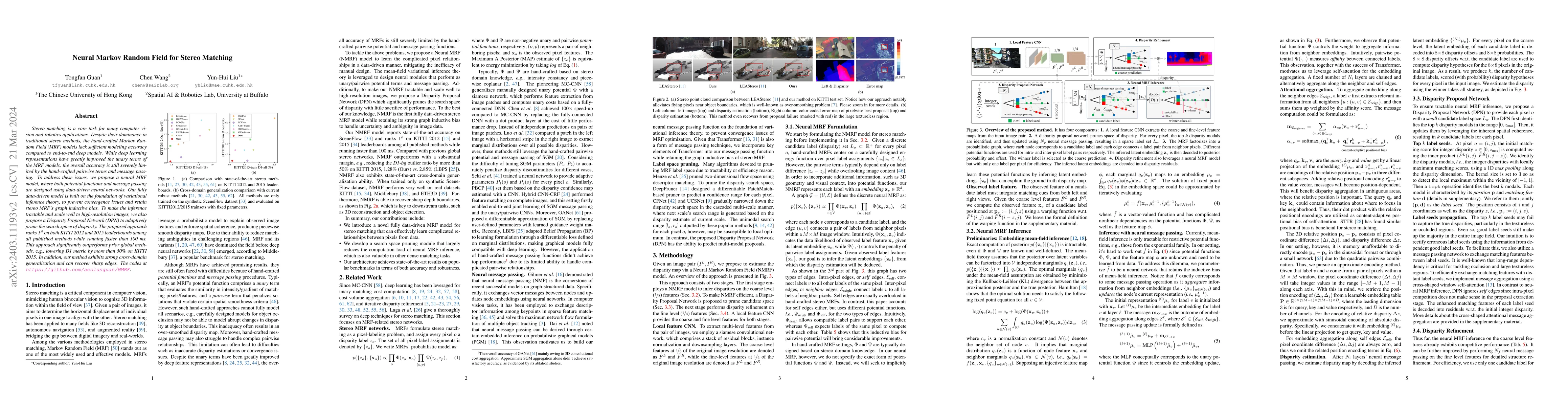 Thumbnail for Neural Markov Random Field for Stereo Matching
