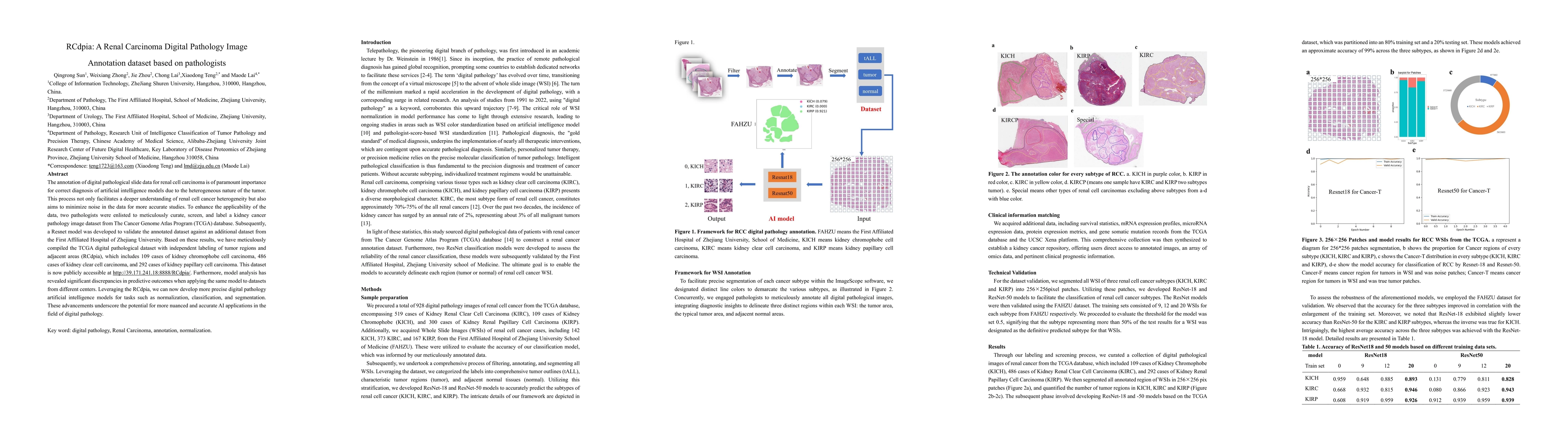 Thumbnail for RCdpia: A Renal Carcinoma Digital Pathology Image Annotation dataset
  based on pathologists