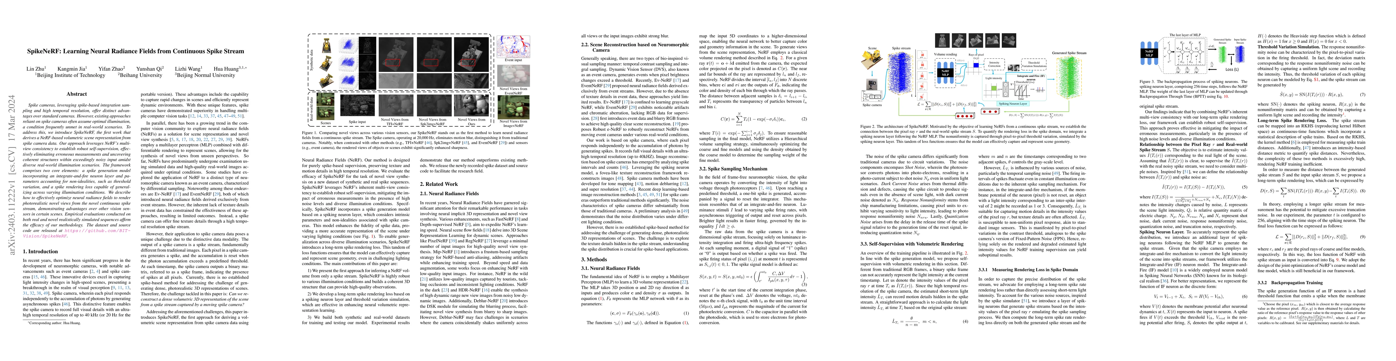 Thumbnail for SpikeNeRF: Learning Neural Radiance Fields from Continuous Spike Stream