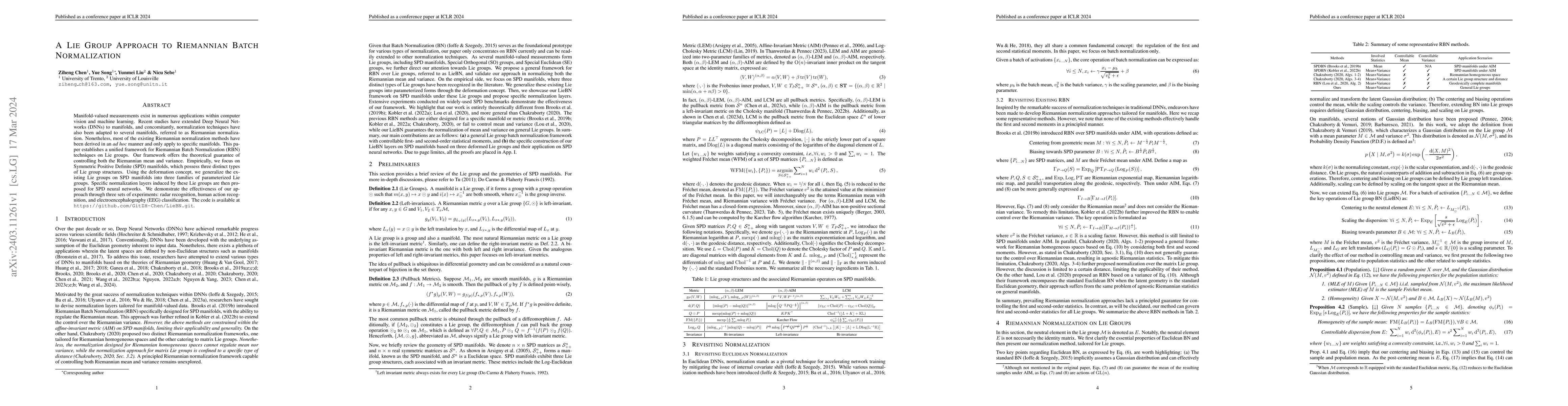 Thumbnail for A Lie Group Approach to Riemannian Batch Normalization