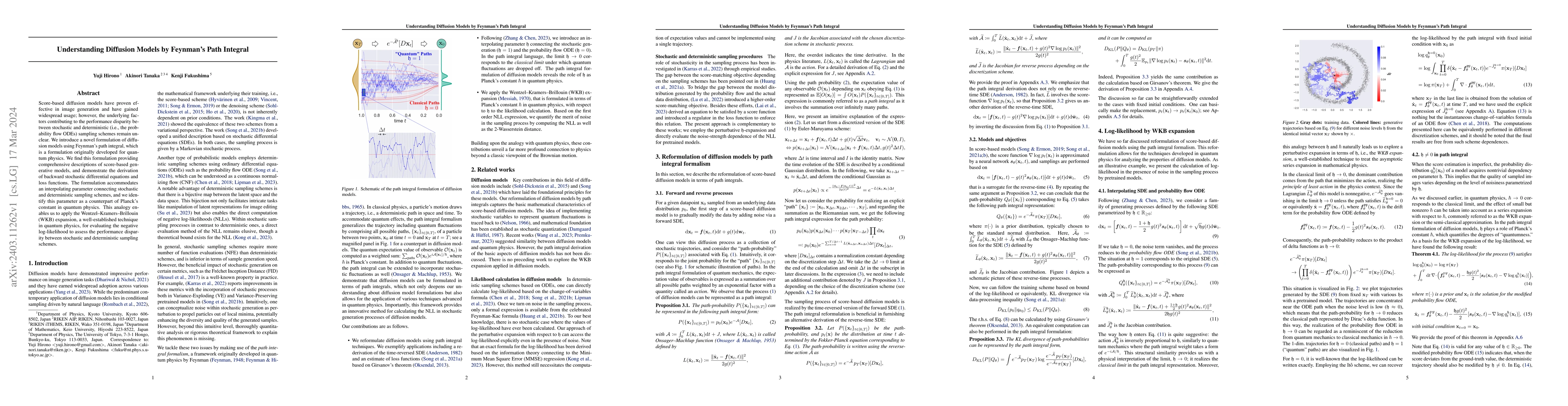 Thumbnail for Understanding Diffusion Models by Feynman's Path Integral