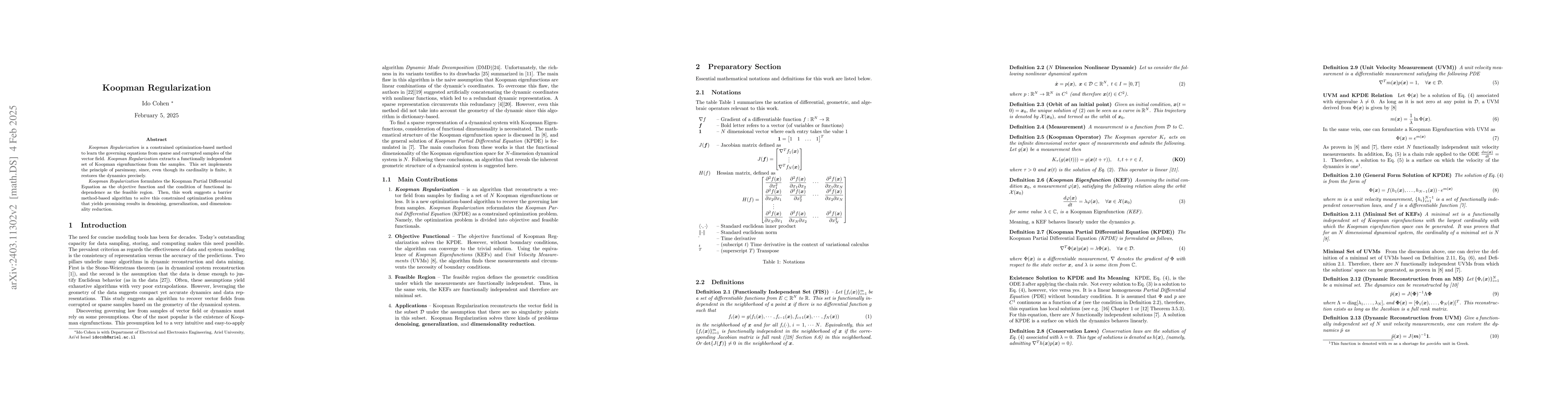 Thumbnail for Koopman Regularization