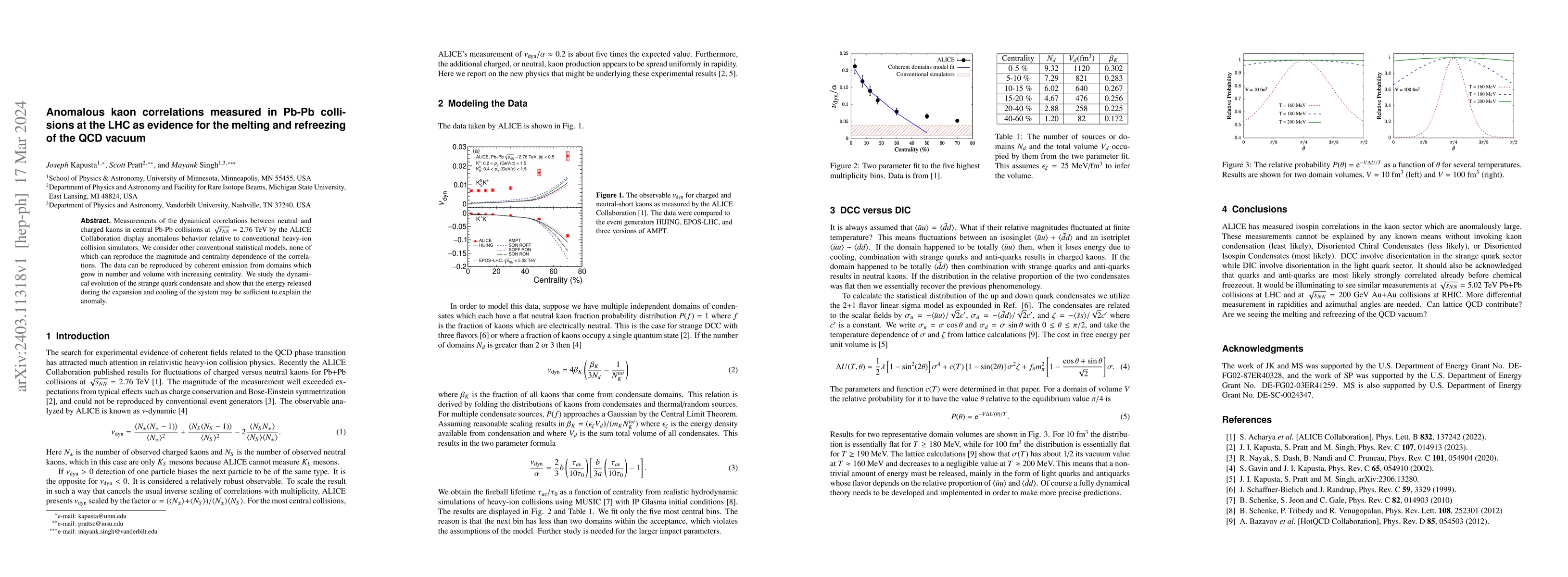 Thumbnail for Anomalous kaon correlations measured in Pb-Pb collisions at the LHC as
  evidence for the melting and refreezing of the QCD vacuum