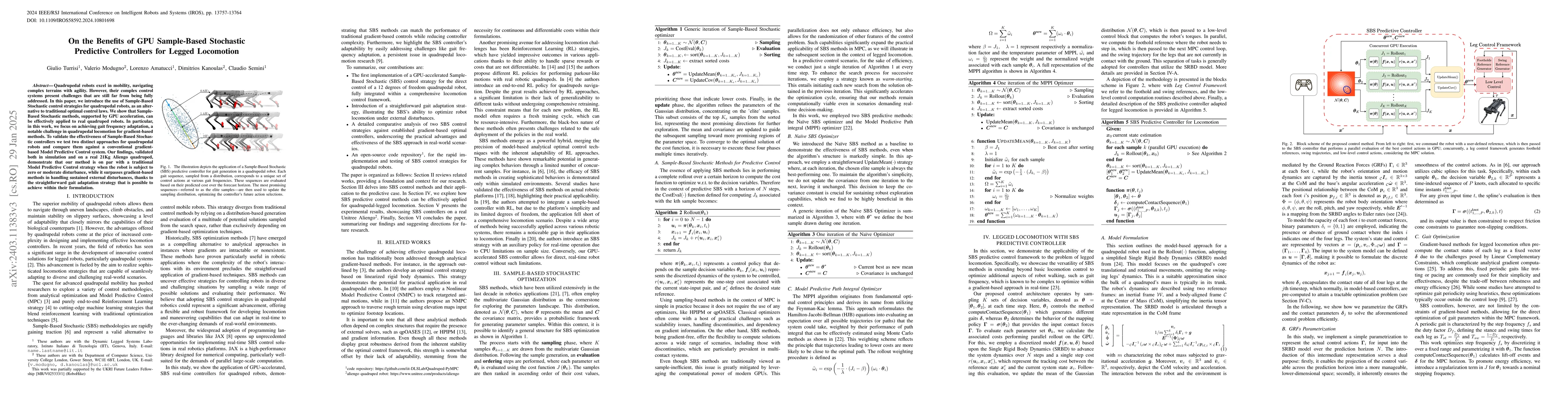 Thumbnail for On the Benefits of GPU Sample-Based Stochastic Predictive Controllers
  for Legged Locomotion