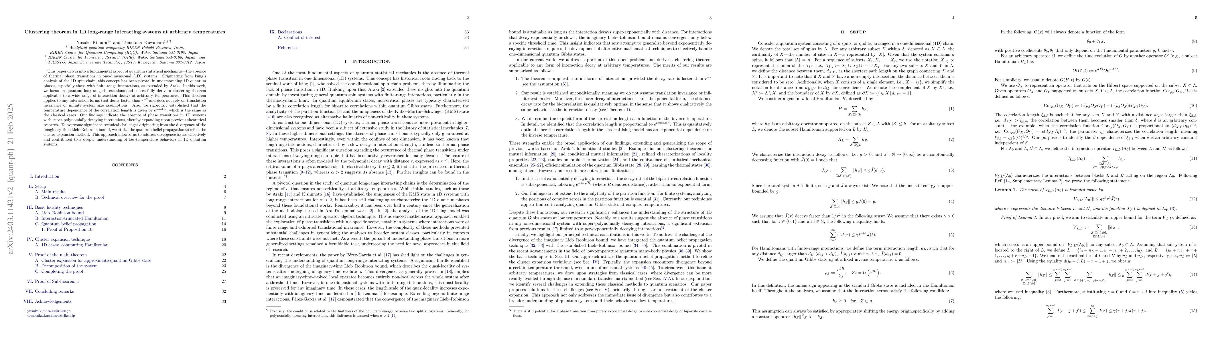Thumbnail for Clustering theorem in 1D long-range interacting systems at arbitrary
  temperatures