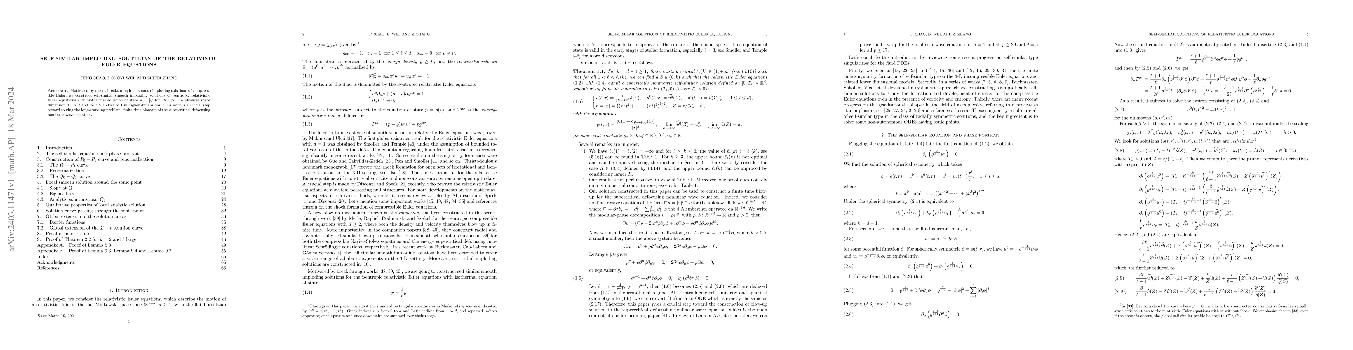 Thumbnail for Self-similar imploding solutions of the relativistic Euler equations