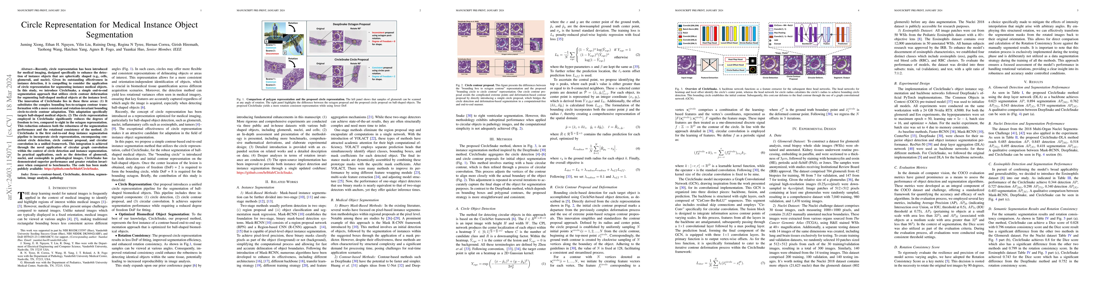 Thumbnail for Circle Representation for Medical Instance Object Segmentation