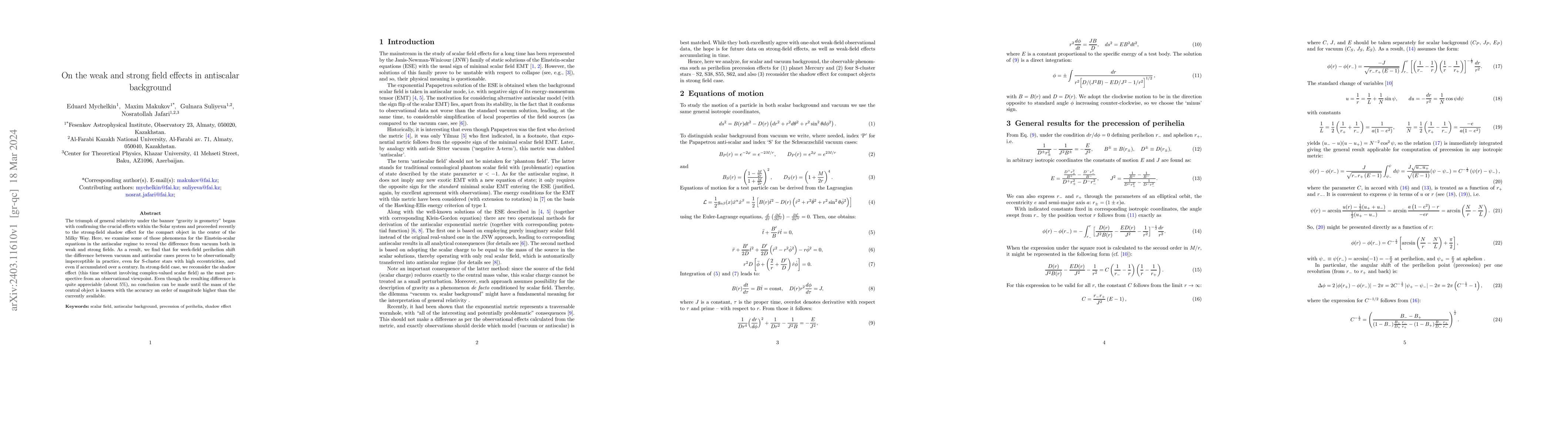Thumbnail for On the weak and strong field effects in antiscalar background