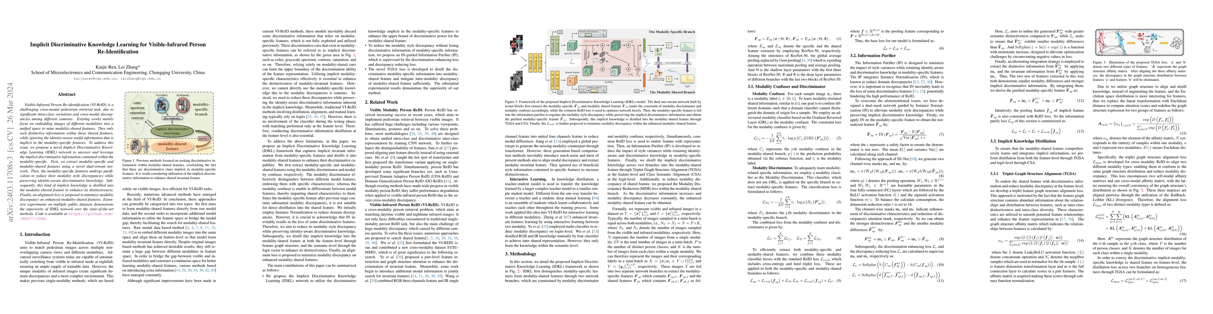 Thumbnail for Implicit Discriminative Knowledge Learning for Visible-Infrared Person
  Re-Identification