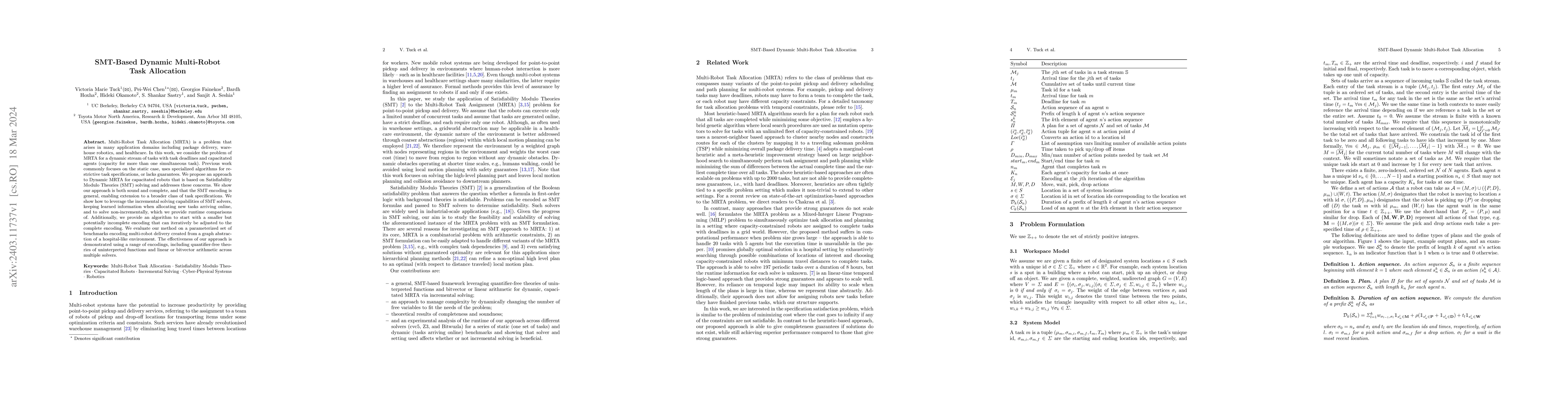 Thumbnail for SMT-Based Dynamic Multi-Robot Task Allocation
