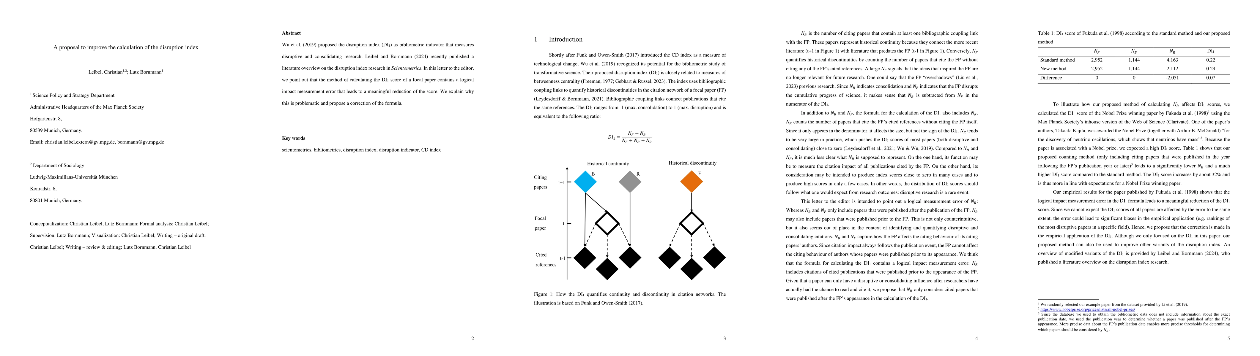 Thumbnail for A proposal to improve the calculation of the disruption index