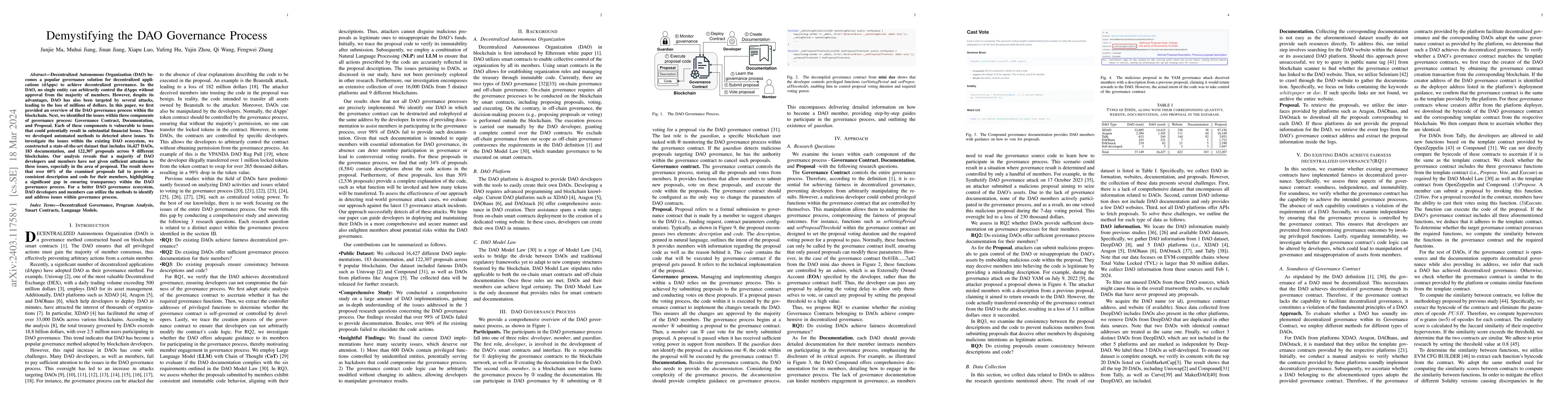 Thumbnail for Demystifying the DAO Governance Process