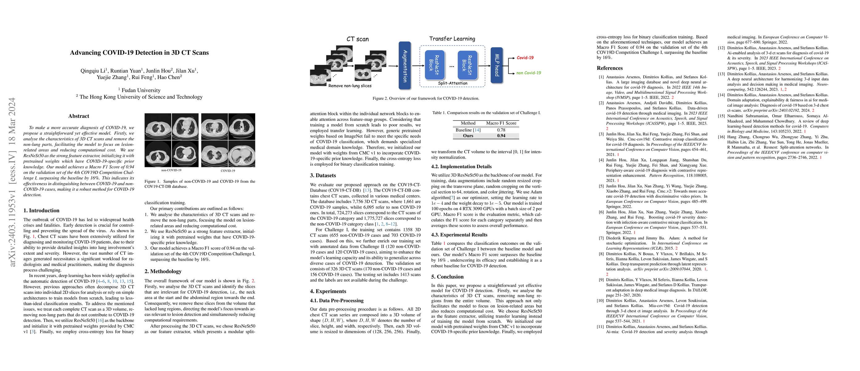 Thumbnail for Advancing COVID-19 Detection in 3D CT Scans