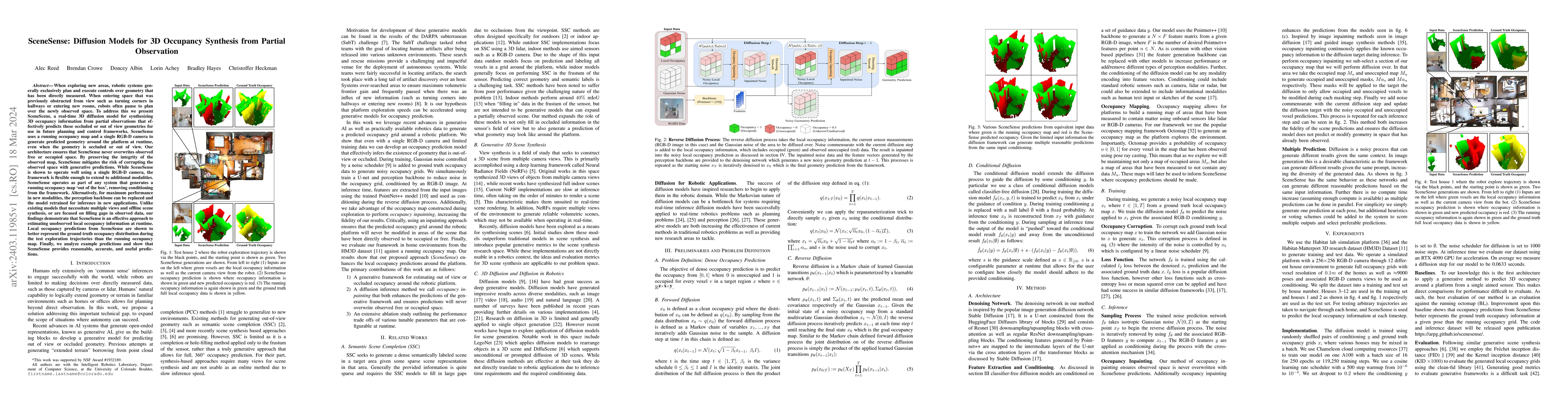 Thumbnail for SceneSense: Diffusion Models for 3D Occupancy Synthesis from Partial
  Observation