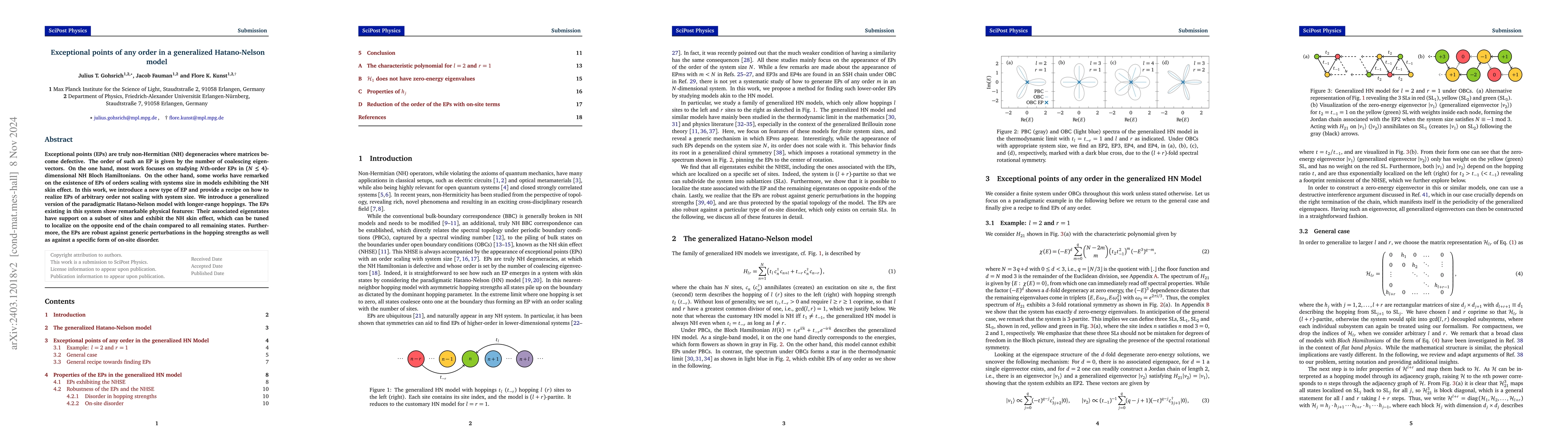 Thumbnail for Exceptional points of any order in a generalized Hatano-Nelson model