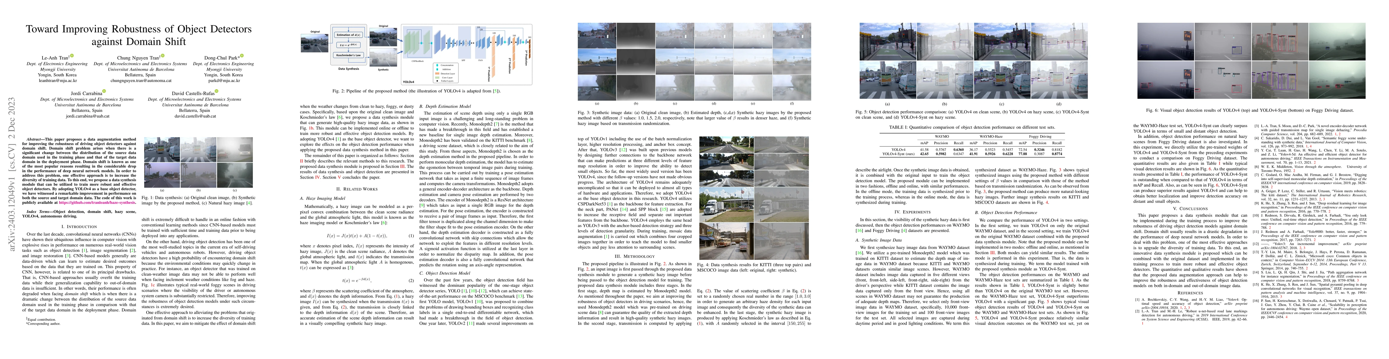 Thumbnail for Toward Improving Robustness of Object Detectors Against Domain Shift