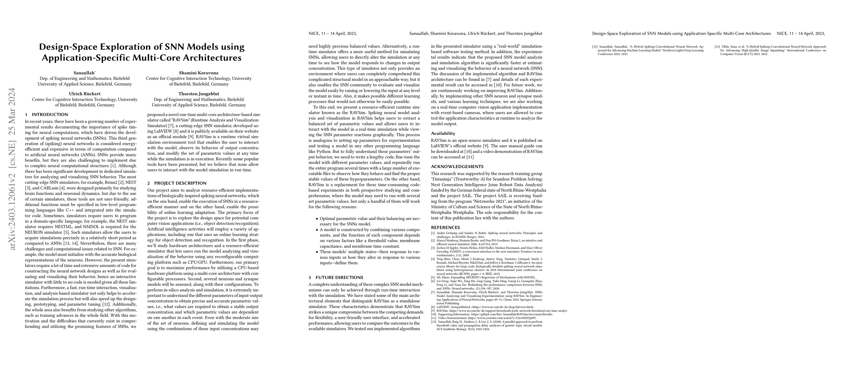 Thumbnail for Design-Space Exploration of SNN Models using Application-Specific
  Multi-Core Architectures