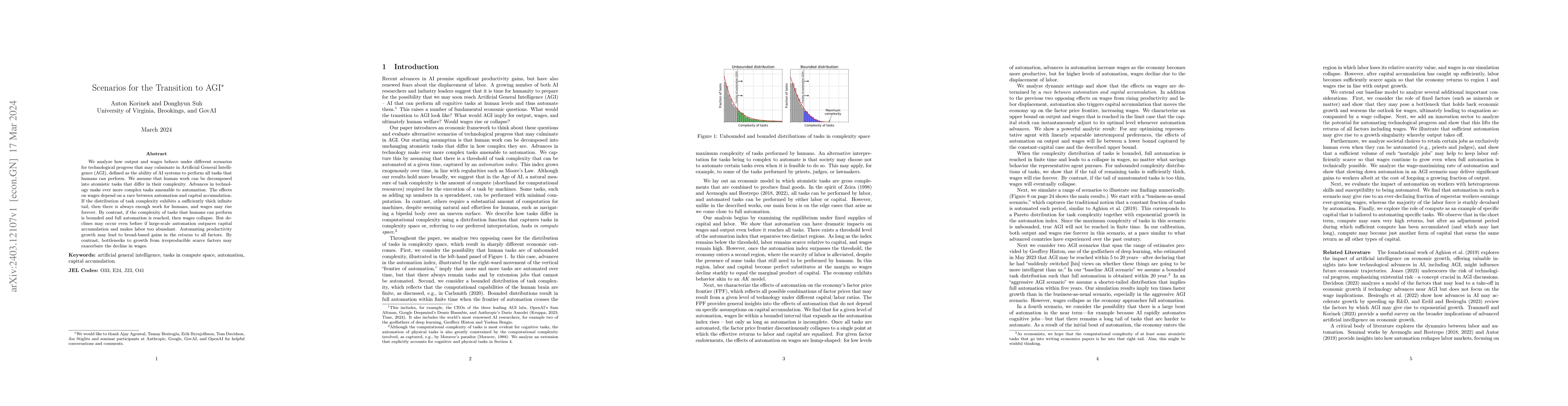 Thumbnail for Scenarios for the Transition to AGI