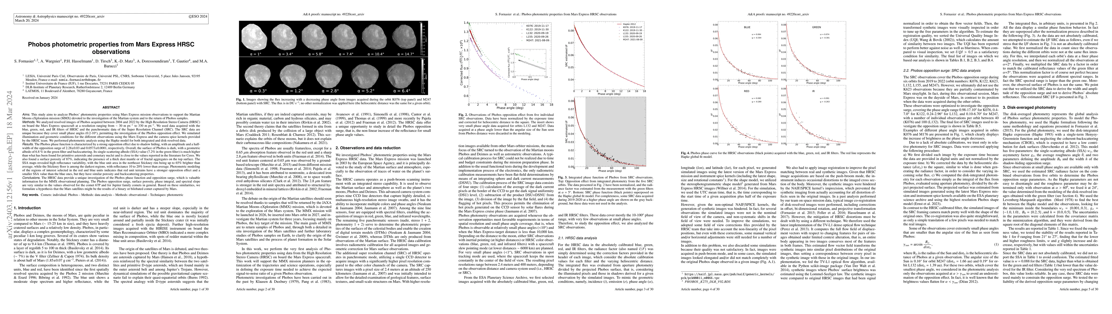 Thumbnail for Phobos photometric properties from Mars Express HRSC observations