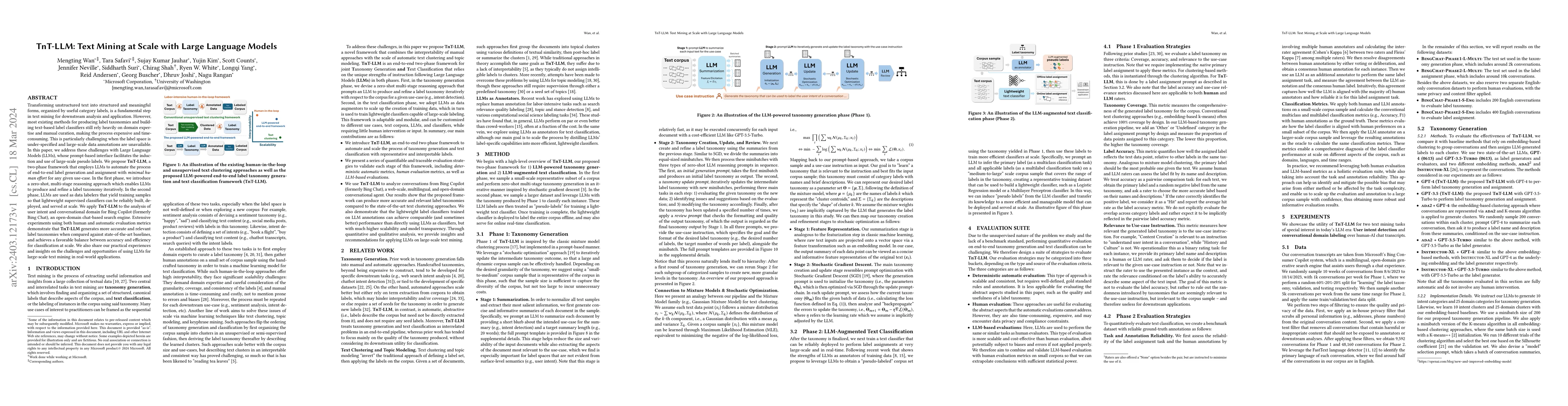 Thumbnail for TnT-LLM: Text Mining at Scale with Large Language Models