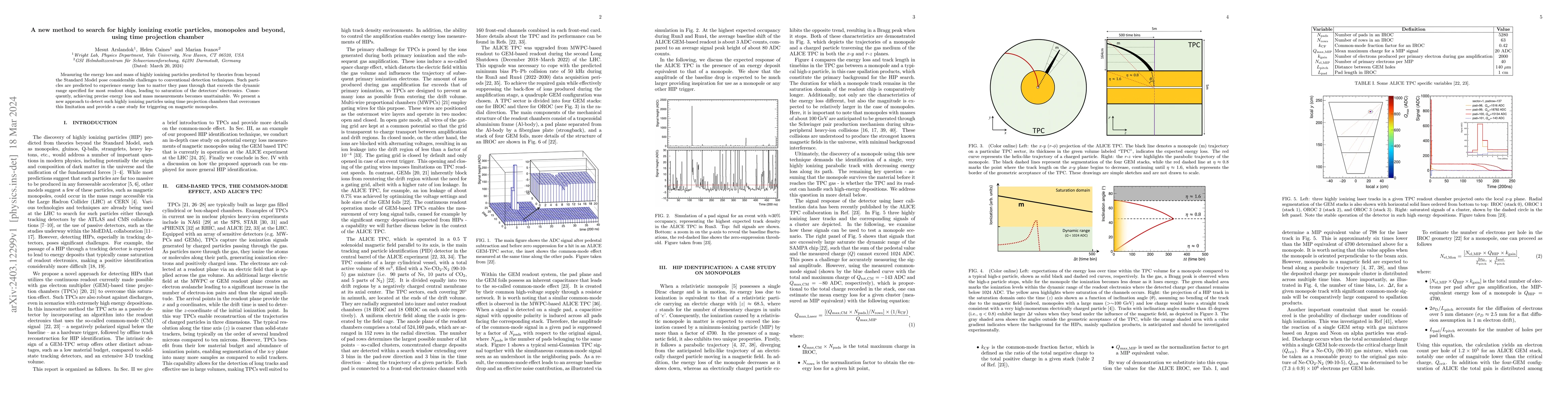 Thumbnail for A new method to search for highly ionizing exotic particles, monopoles
  and beyond, using time projection chamber