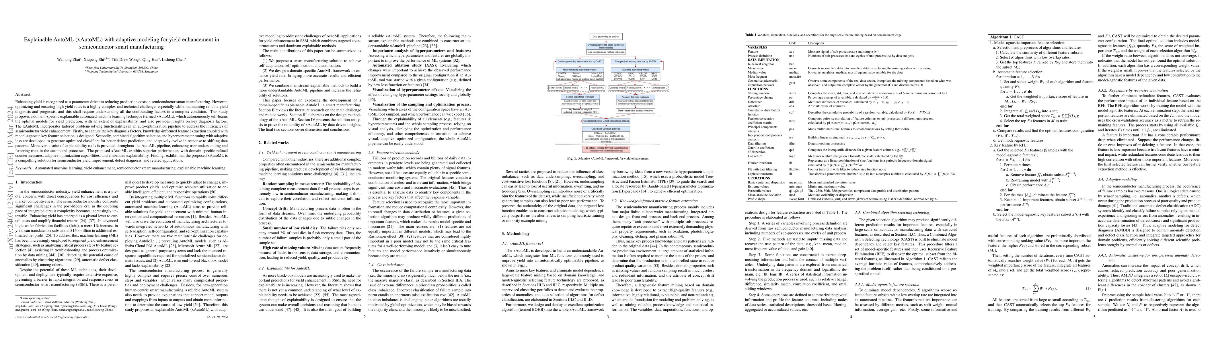 Thumbnail for Explainable AutoML (xAutoML) with adaptive modeling for yield
  enhancement in semiconductor smart manufacturing
