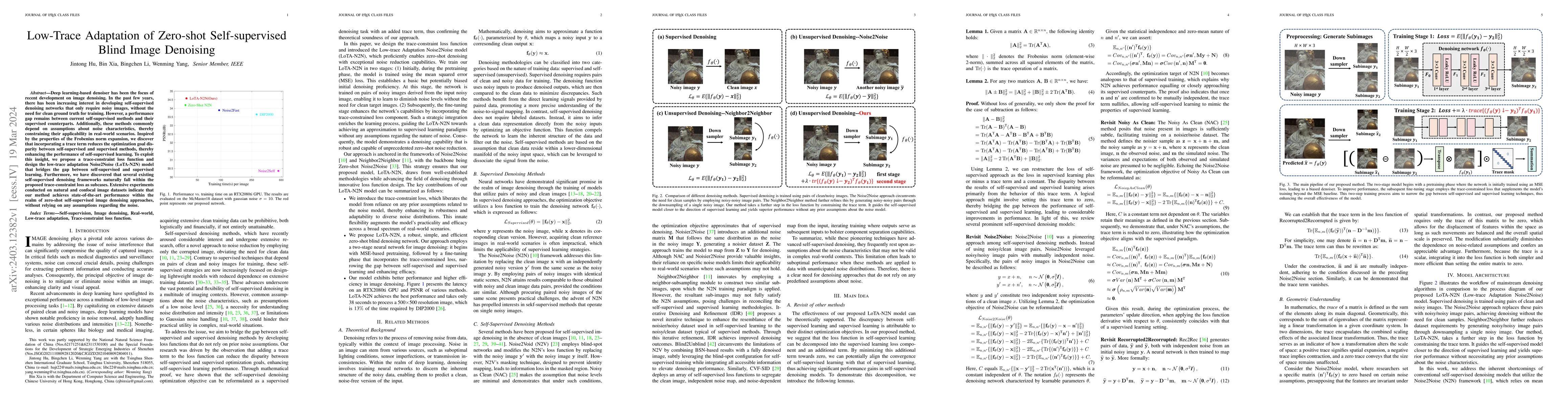 Thumbnail for Low-Trace Adaptation of Zero-shot Self-supervised Blind Image Denoising
