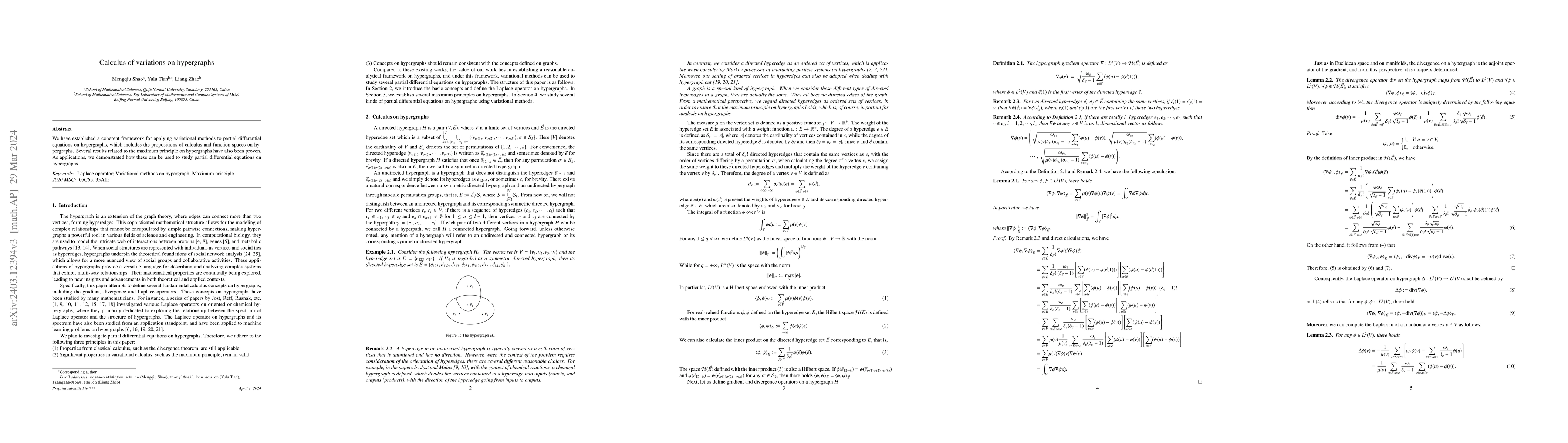 Thumbnail for Calculus of variations on hypergraphs