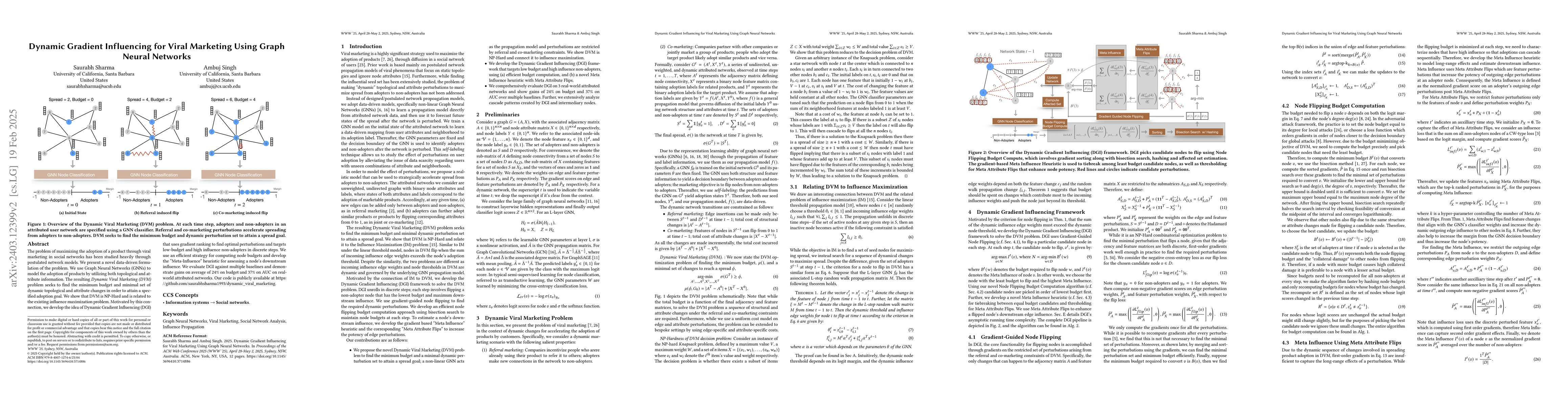 Thumbnail for Electioneering the Network: Dynamic Multi-Step Adversarial Attacks for
  Community Canvassing