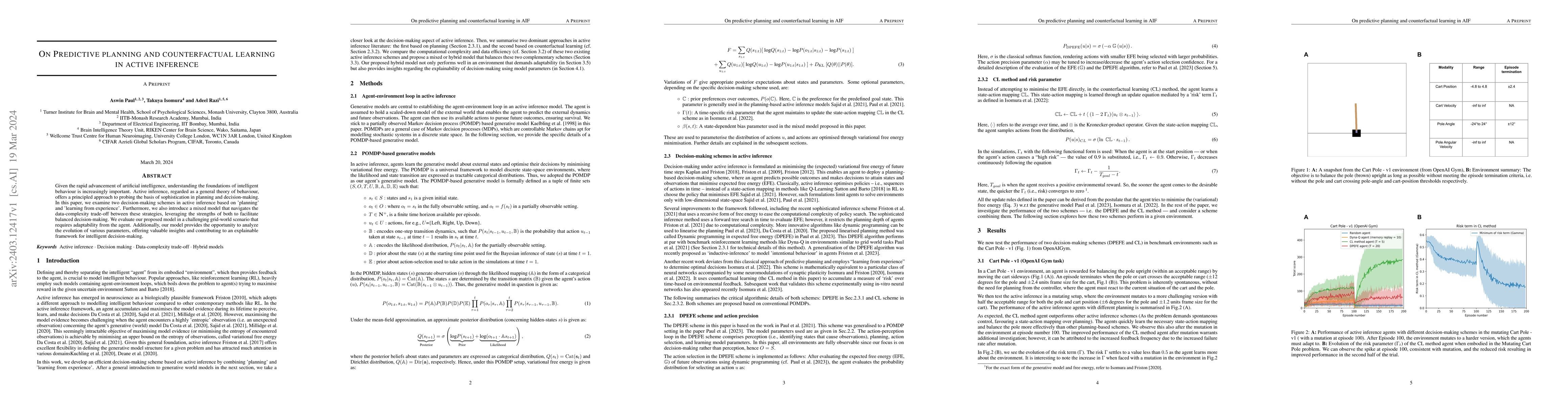 Thumbnail for On Predictive planning and counterfactual learning in active inference