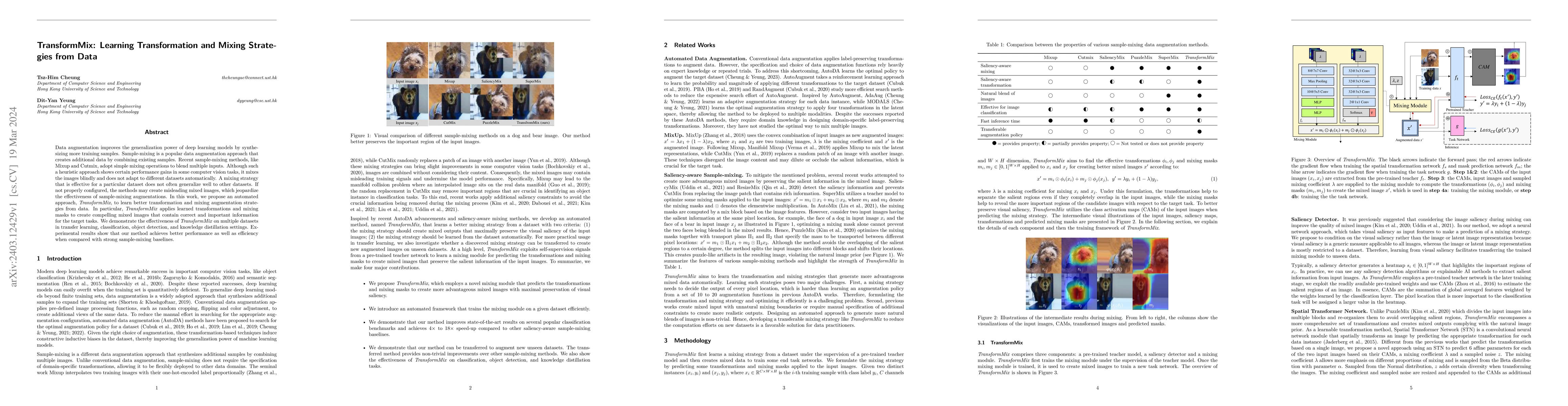 Thumbnail for TransformMix: Learning Transformation and Mixing Strategies from Data