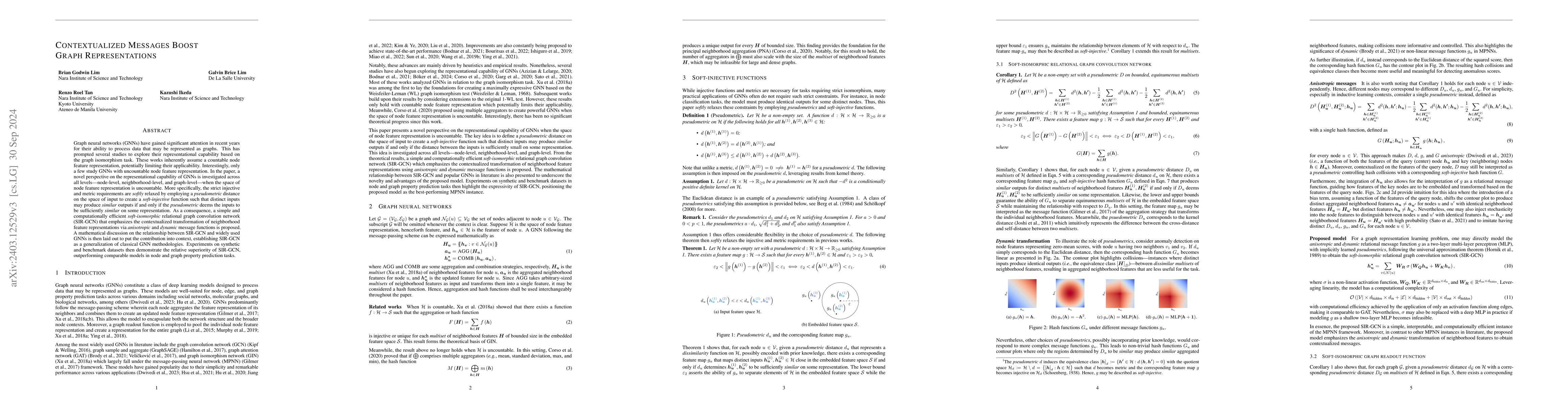 Thumbnail for Contextualized Messages Boost Graph Representations