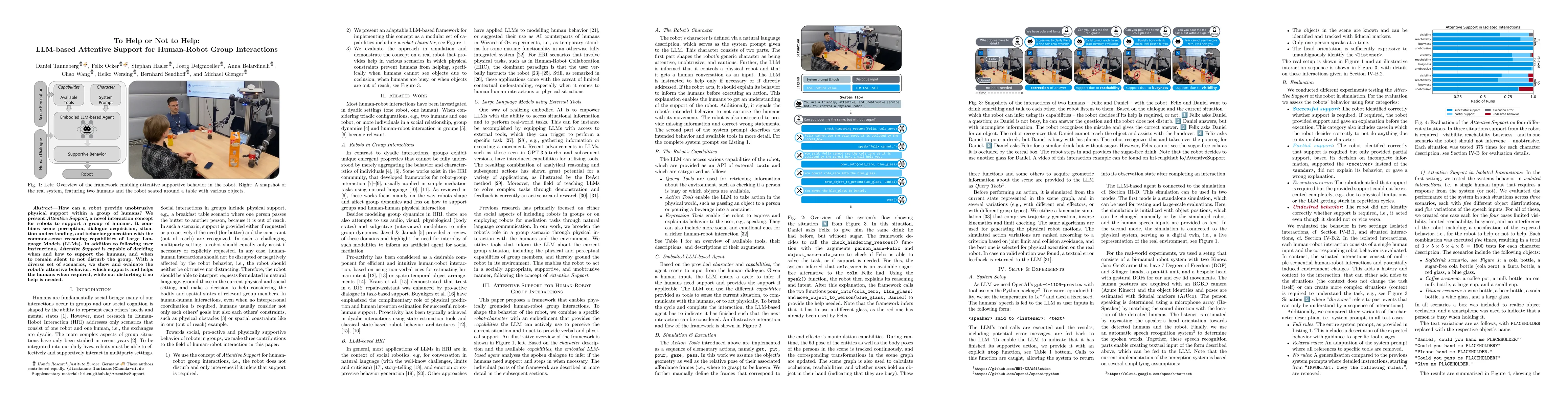 Thumbnail for To Help or Not to Help: LLM-based Attentive Support for Human-Robot
  Group Interactions